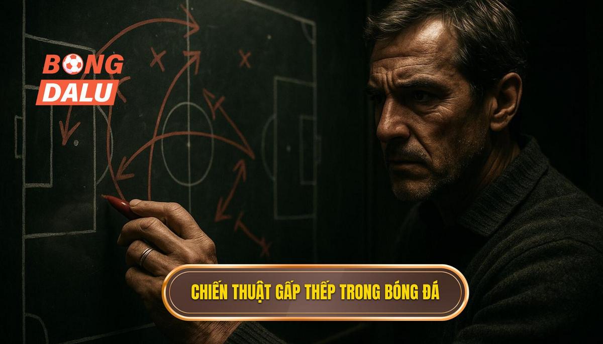 Bản chất và nguyên lý vận hành của chiến thuật gấp thếp bóng đá
