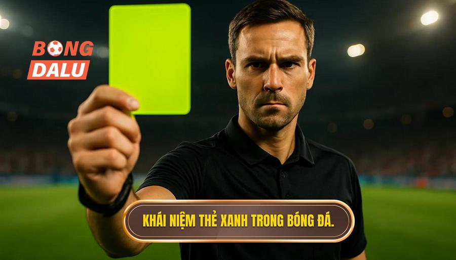1. Khái niệm thẻ xanh trong bóng đá.