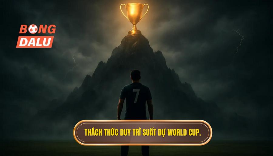 3. Thách thức duy trì suất dự World Cup.