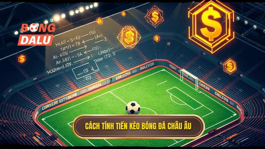 2. Cách tính tiền kèo bóng đá Châu Âu