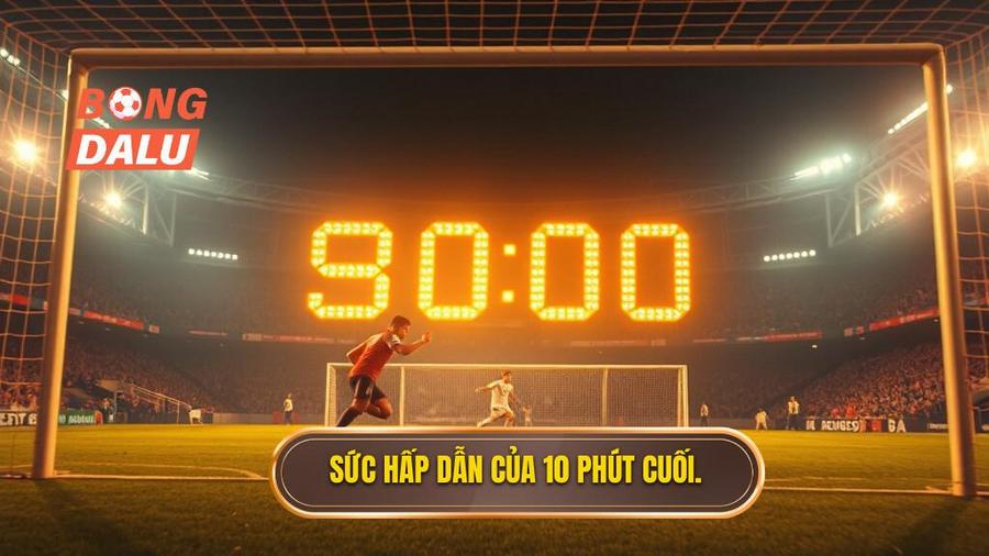 Tại sao 10 phút cuối trận lại là "thời điểm vàng"?