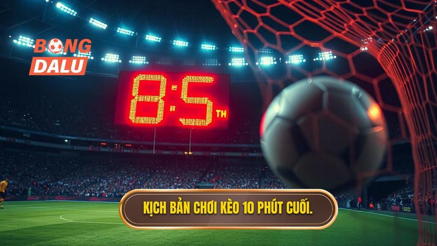 Phân tích các kịch bản điển hình khi chơi kèo 10 phút cuối