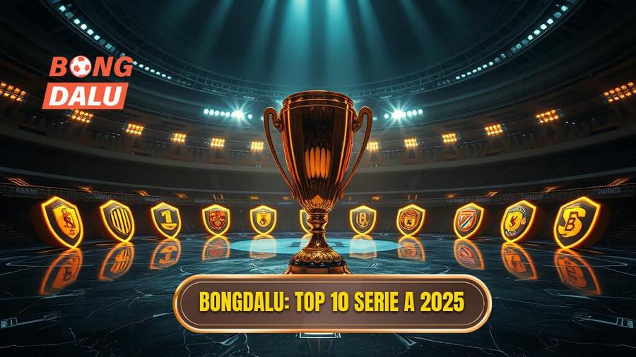 Top 10 đội bóng mạnh nhất Serie A 2025: Bảng xếp hạng quyền lực